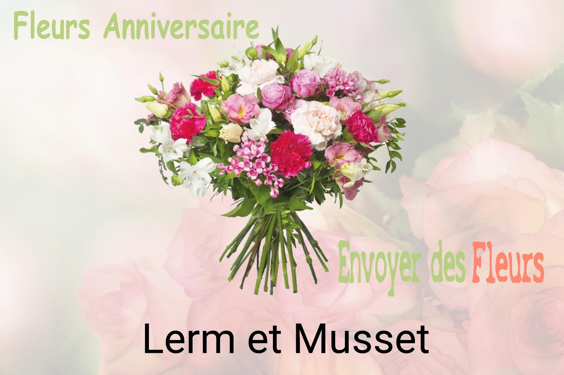 Bouquet de fleurs d’anniversaire livré à Lerm-et-Musset