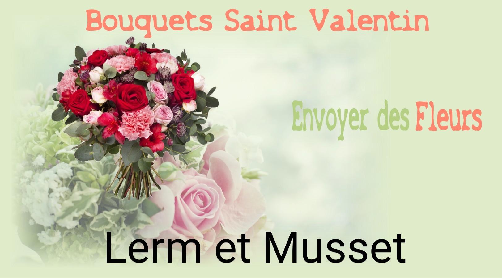 Roses de Saint-Valentin livrées à Lerm-et-Musset